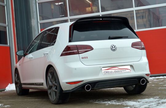 VW Golf 7 GTI Vorfacelift Friedrich Motorsport Abgasanlage ab Kat.