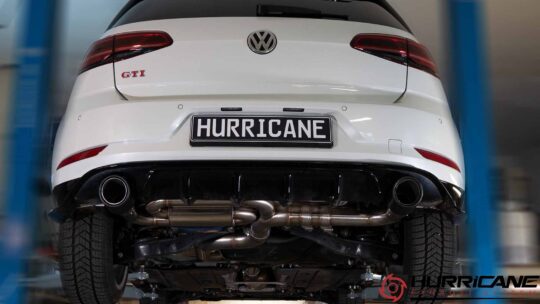 VW Golf 7 GTI Facelift OPF inkl. TCR Hurricane 3.5" Abgasanlage ab OPF - Ibraimi Motorsport