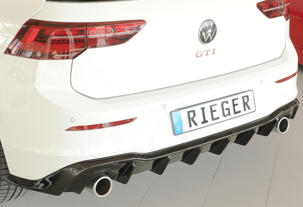 VW Golf 8 GTI Rieger Heckdiffusor